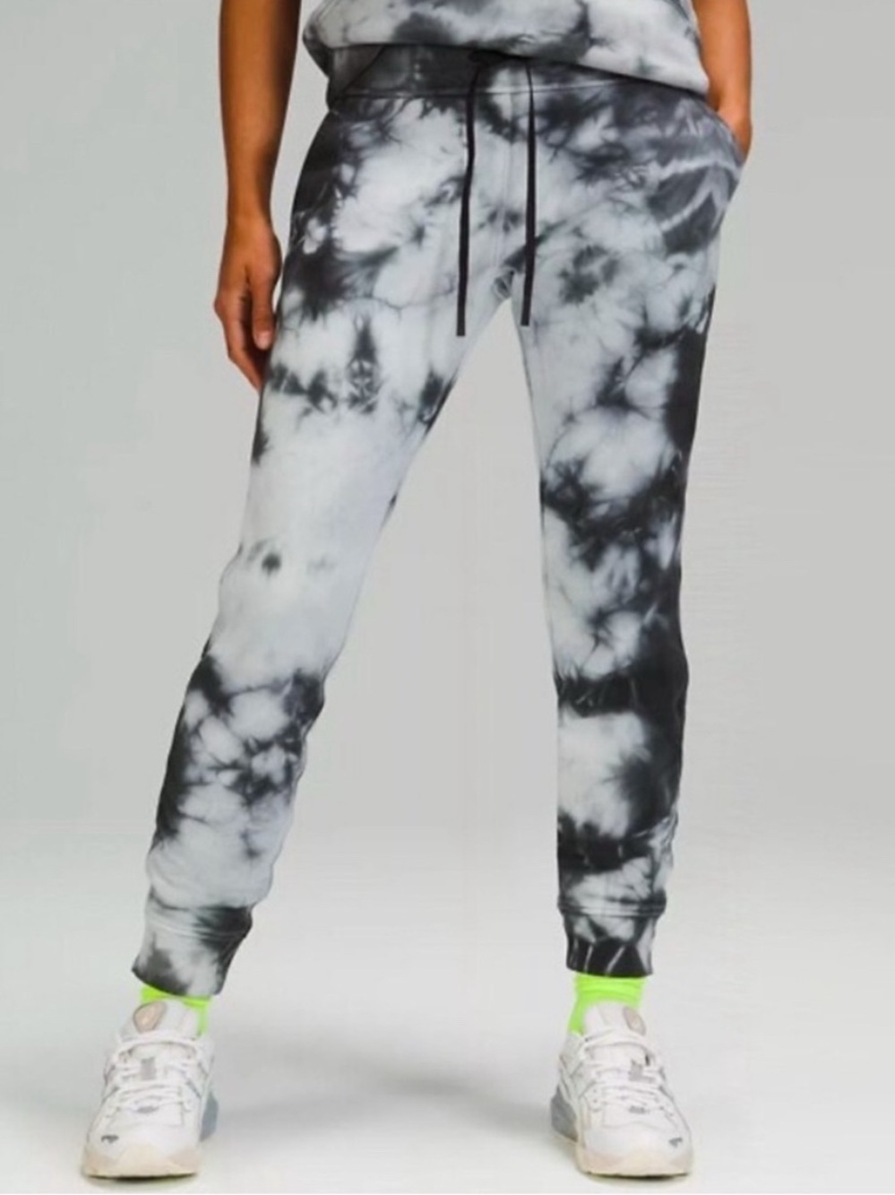 Lululemon Warm Down (Tie-Dye)Jogger Sweatpants in Earth Dye Stone - Picture 6 of 7